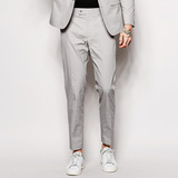 海外正品代购 2015新款英伦风 休闲型西裤正装裤纯棉品质修身有型