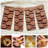 4款可选 硬糖巧克力棒棒糖模具 棒冰模 冰格 硅胶（送6根棒棒）