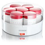 【现货】德国 酸奶机斯Severin家用全自动分杯酸奶机玻璃红盖14瓶