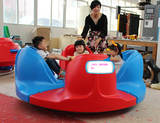 大型玩具幼儿园儿童四人转椅彩色户外转盘塑料游乐场设备厂家直销