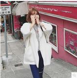 韩学院风学生风衣休闲工装外套原宿复古中长款宽松夹克女#W65