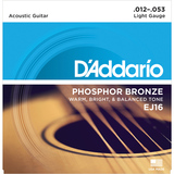 达达里奥 D'Addario EJ16 012-053 磷铜民谣吉他弦 包邮