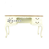 RH 法式实木餐桌 写字台家具 美式橡木仿古白色做旧书桌 预定