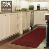 美式现代厨房地垫长条地垫长方形纯色防滑可水洗机洗门垫门厅进门
