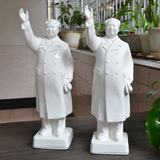 陶瓷招手毛泽东毛主席全身像摆件毛泽东像毛泽东像瓷像雕像工艺品