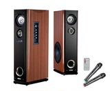 HYUNDAI/现代 318-56 家庭影院式音箱  2.0有源音箱 棕色木质对箱