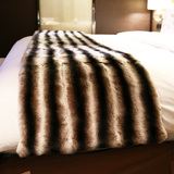 澳尊AOZUN獭兔毛皮草客厅卧室地毯獭兔床边地毯皮草床毯高端定做