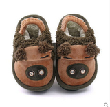 冬季可爱儿童棉拖鞋加厚男女幼童宝宝软底小童小孩棉鞋1-2-3-4岁