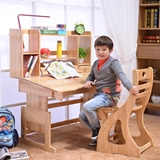 学多多幼儿园儿童学习桌椅实木套装成长幼儿园可升降包邮豪华系列