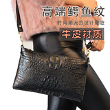 2015新品鳄鱼纹时尚女包包单肩斜挎包品牌女士包包专柜正品新款