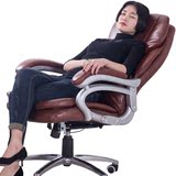 电脑椅家用休闲办公椅布艺老板椅子转椅职员可躺靠背旋转按摩