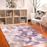 海马地毯 立体方格 客厅地毯 新西兰羊毛手工地毯定制HM-1058-1