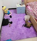 【天天特价】丝毛纯色可水洗地毯客厅卧室茶几床边地毯地垫满铺
