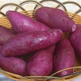 新鲜紫薯5斤包邮 农家土特产原生态天然粗粮绿色有机紫番薯