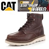 CAT卡特男鞋高帮工装鞋牛皮户外休闲鞋马丁靴P710532冬季粗犷装备