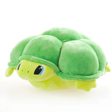 创意乌龟靠垫毛绒玩具招财龟缩头乌龟抱枕公仔办公室沙发靠背礼物