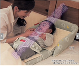 日本直邮代购包邮多功能婴儿折叠床垫防吐奶宝宝坐垫防滚落1097#
