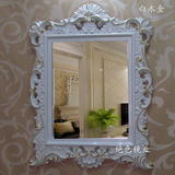 欧式浴室镜挂墙卫浴镜卫生间镜卫浴洗手台梳妆化妆镜子 壁挂悬挂