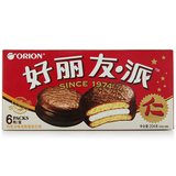 【天猫超市】  好丽友  派  巧克力派  涂饰蛋类芯饼  6枚/盒