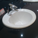 TOTO正品陶瓷台盆 LW501CRB/CFB/B台上式洗脸盆 台上式洗手盆