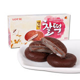 【天猫超市】韩国进口零食品 乐天巧克力打糕年糕派糕点186g%