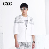 GXG[特惠]男装热卖 男士时尚潮流七分袖修身休闲西装#32101173