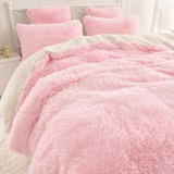 韩版羊羔毛绒四件套保暖加厚可爱床上用品冬天春季床裙天鹅珊瑚绒