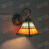 包邮蒂凡尼壁灯创意美式床头卧室灯简约镜前灯地中海壁灯单头壁灯