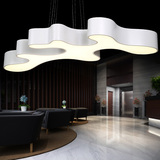 简约现代led吊灯酒店会所展厅大堂大厅大型吊灯异形工程灯饰灯具