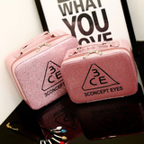 韩式化妆包收纳包大容量韩国手提便携可爱化妆品洗漱包小号化妆箱