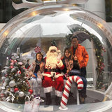 超大透明有机玻璃圣诞圆球企业展厅透明空心装饰球亚克力3米直经