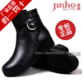 【金猴皮鞋】㊣皇冠信誉金猴女靴新款正品时尚短靴 SM49598