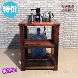 特价老船木电磁炉茶水柜实木柜子整装餐边柜茶几厂家直销 可定制