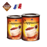 LeaderPrice卡布奇诺速溶咖啡罐装300g*2 星巴克级别含可可粉