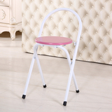 家用便携式可折叠椅时尚餐椅休闲椅非塑料折叠凳子餐桌折叠椅包邮