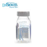 布朗博士防胀气标准口径4安士玻璃初生婴儿奶瓶瓶身储奶瓶169