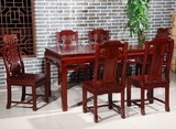 红木家具非洲酸枝木西餐桌古典仿古明式饭桌中式长方形 红木餐桌