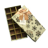 送人必备18格雪花高档豪华包装盒 巧克力礼盒 糖果盒包装礼品盒
