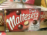 澳洲进口maltesers麦提莎 纯黑巧克力脆心麦丽素 糖果休闲零食90g
