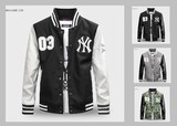 2014秋冬新款正品香港代购mlb外套 MLB棒球服 NY卫衣男扬基队夹克