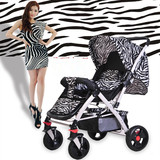 宇龙华仔高景观婴儿车加宽加大婴儿手推车可坐可躺折叠宝宝伞车