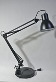 铁艺金属美式支架桌面学习工作台灯E27大螺口陶瓷灯头赠5瓦LED灯