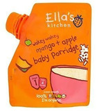 【现货】英国Ella's Kitchen艾拉厨房橙色袋香蕉苹果有机米粉4M+