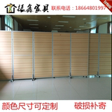 广州办公室可移动折叠活动带轮屏风隔墙高隔断屏风板式玻璃包物流