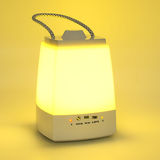 银之优品 LED手提台灯 创意插充电小夜灯 节能装饰墙挂式调开关
