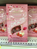 美国代购 预定 情人节巧克力lindt/瑞士莲草莓软心夹心巧克力150g
