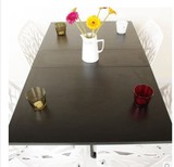 折叠餐桌 现代简约饭桌 可折叠伸缩桌 欧式个性小户型桌子