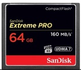 闪迪（SanDisk）至尊超极速CF 存储卡64GB 1067X 读速160Mb/s