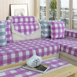 棉麻沙发垫布艺沙发套四季通用红木沙发坐垫中式坐垫沙发巾可定做