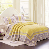 柔软舒适 简约风格 230*250床盖四件套被套夹棉水洗绗缝床上用品